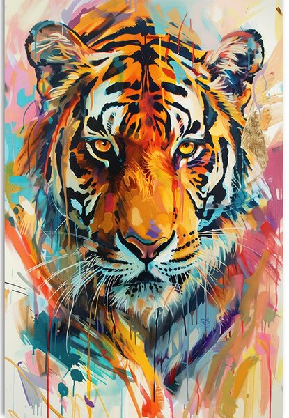 Kép tigris festmény utánzata