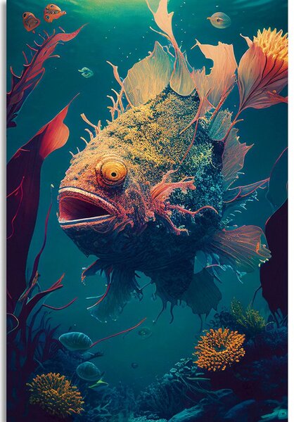 Kép szürrealista tengeri ördög
