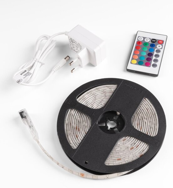 Avide LED Szalag Bliszter 12V 7.2W SMD5050 30LED RGB IP65 5m