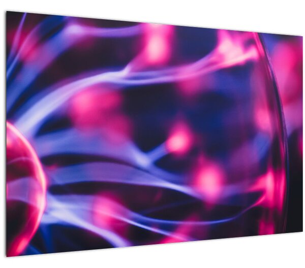 Absztrakt lila kép (90x60 cm)