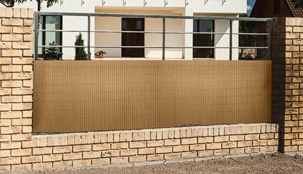 KONDELA Kerti térelválasztó, természetes, 300x100 cm, ABEO