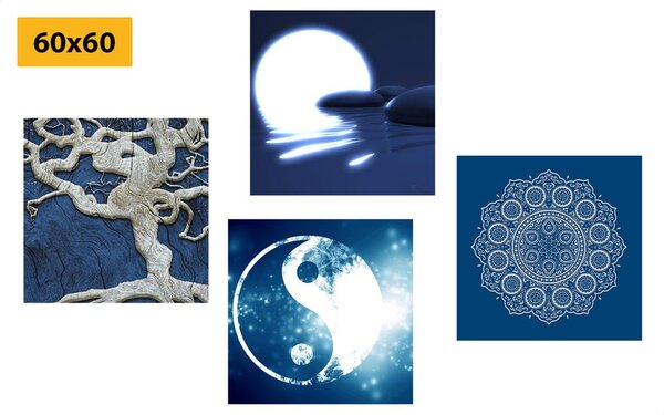 Képszett Feng Shui kék változatban