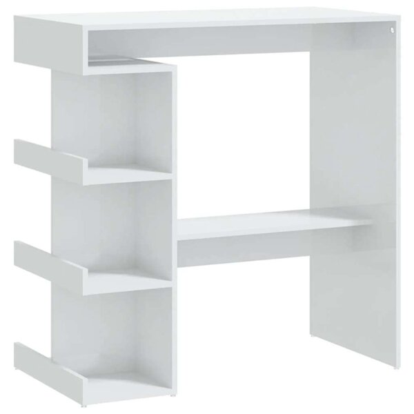Modern Bárasztal - Fehér - 100x50 cm