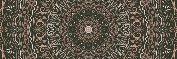 Kép Mandala vintage stílusban