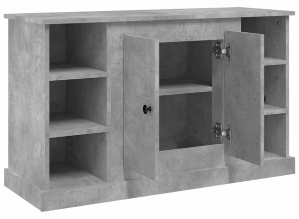Modern Tálalószekrény - Betonszürke - 100x35,5x60 cm