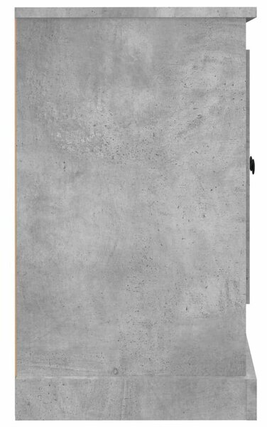 Modern Tálalószekrény - Betonszürke - 100x35,5x60 cm