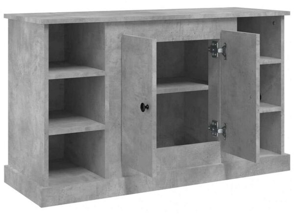 Modern Tálalószekrény - Betonszürke - 100x35,5x60 cm