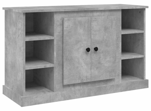 Modern Tálalószekrény - Betonszürke - 100x35,5x60 cm