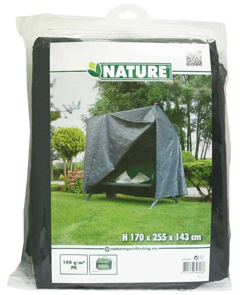 KERTI Bútor takróponyva, hintaágy 1,7x2,55x1,43 méteres Uv stabil ponyva - NATURE 6030608 -