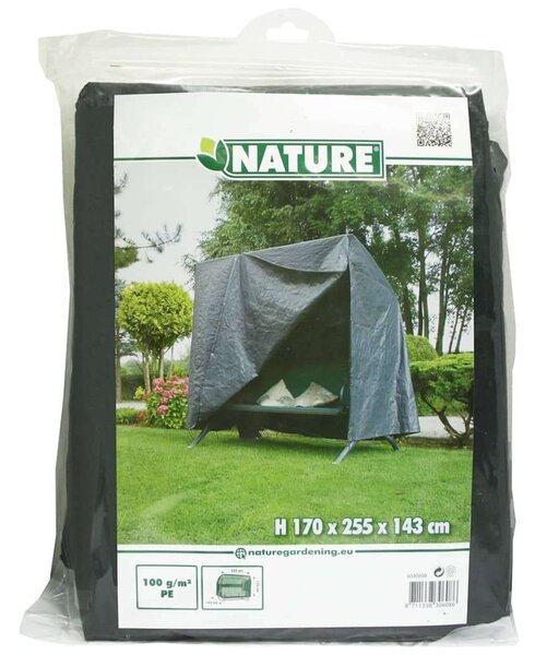 KERTI Bútor takróponyva, hintaágy 1,7x2,55x1,43 méteres Uv stabil ponyva - NATURE 6030608 -