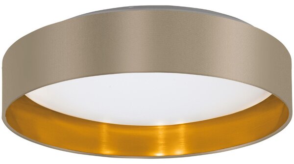 Eglo Maserlo 2 mennyezeti LED lámpa, bézs, arany