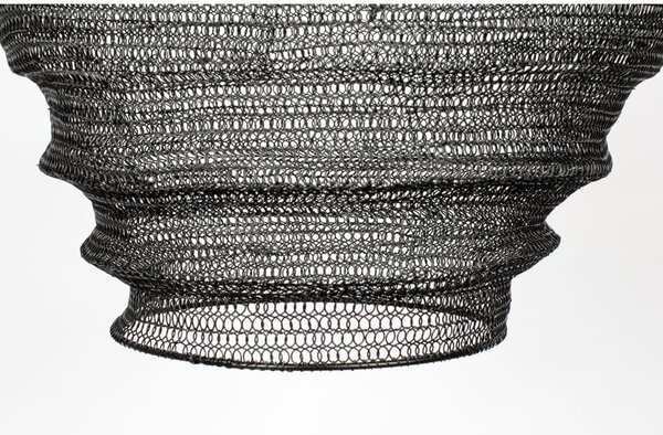 Lena fekete függőlámpa, ø 48 cm - White Label