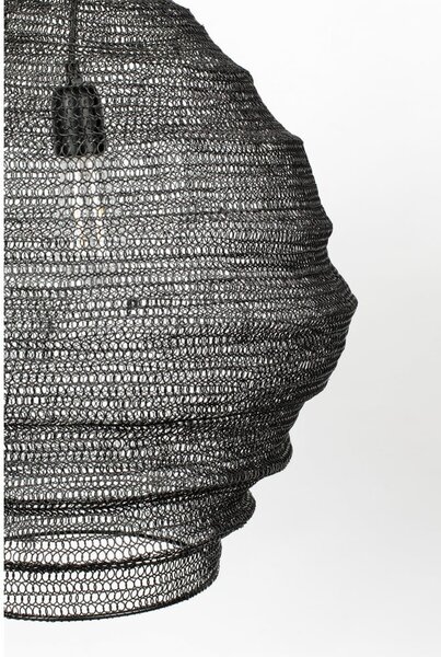Lena fekete függőlámpa, ø 48 cm - White Label