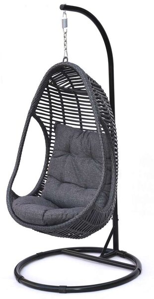 ROJAPLAST CALI Függőszék - Polyrattan - Antracit
