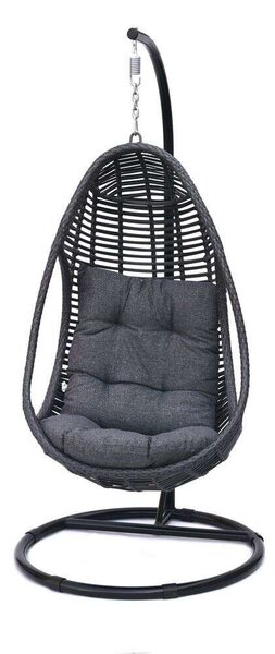 ROJAPLAST CALI Függőszék - Polyrattan - Antracit