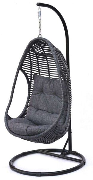 ROJAPLAST CALI Függőszék - Polyrattan - Antracit