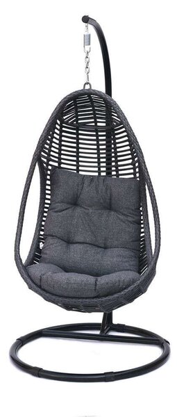 ROJAPLAST CALI Függőszék - Polyrattan - Antracit
