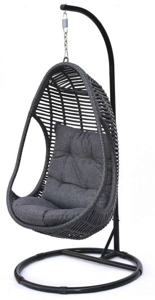 ROJAPLAST CALI Függőszék - Polyrattan - Antracit