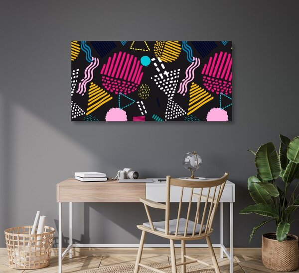 Kép modern Memphis minta