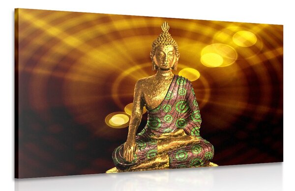 Kép Buddha szobor absztrakt háttérrel