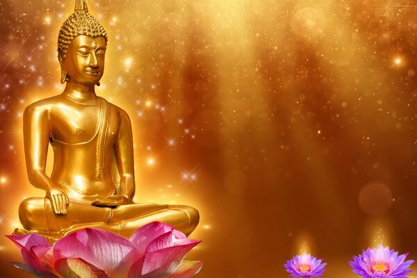 Kép arany Buddha