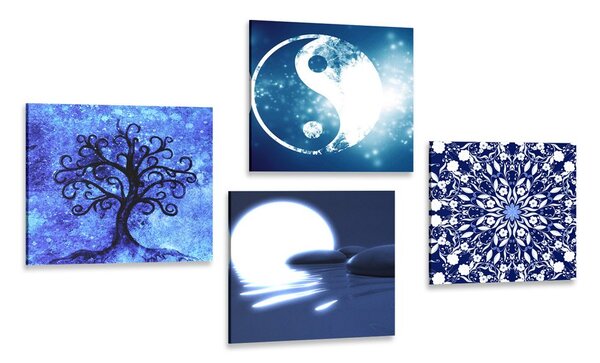 Képszett Feng Shui kék változatban