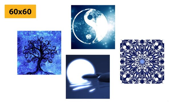 Képszett Feng Shui kék változatban