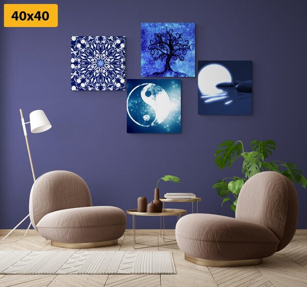 Képszett Feng Shui kék változatban