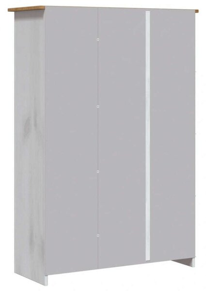 Fenyőfa Ruhásszekrény - Három Ajtós - 118x50x171,5 cm