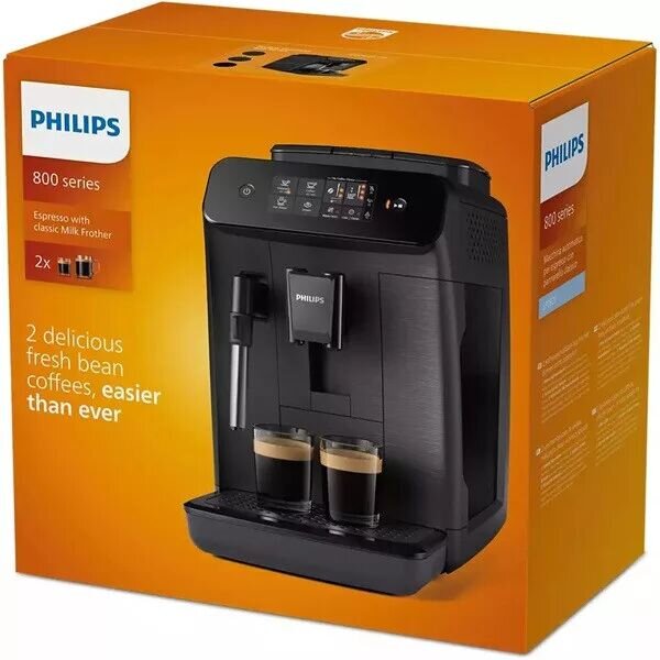 Philips EP0820/00 Automata Kávéfőző 1500W, 1,8l, Fekete