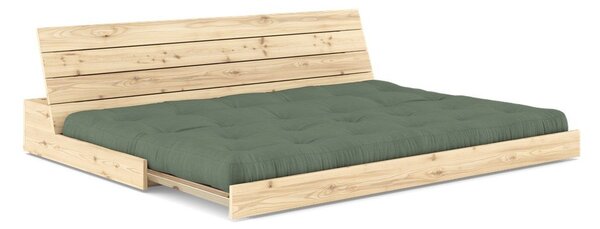 Zöld kinyitható kanapé 196 cm Base – Karup Design