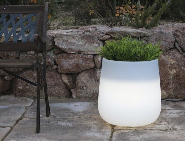 NG Camelia 80 46,5x79cm fehér LED kaspó