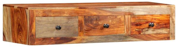VidaXL tömör kelet-indiai rózsafa fali tálalóasztal 100 x 25 x 20 cm