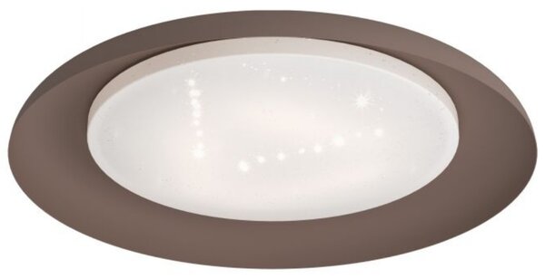Csillám hatású mennyezeti LED lámpa 17,1 W, melegfehér, kávé-fehér színű (Penjamo)