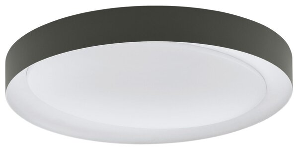 Eglo Laurito szabályozható mennyezeti LED lámpa távirányítóval, 49cm, szürke-fehér