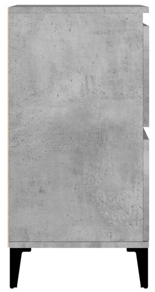 Modern Tálalószekrény Szett - Betonszürke - 3 db - 60x35x70 cm