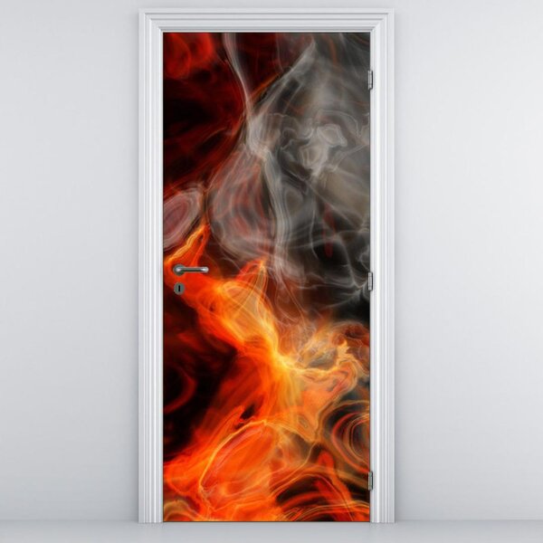 Fotótapéta ajtóra - füst (95x205cm)