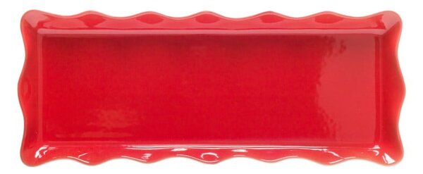 Cook & Host piros agyagkerámia tálca, 42 x 17 cm - Casafina