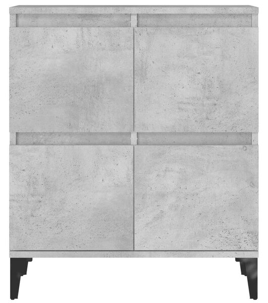 Modern Tálalószekrény Szett - Betonszürke - 3 db - 60x35x70 cm