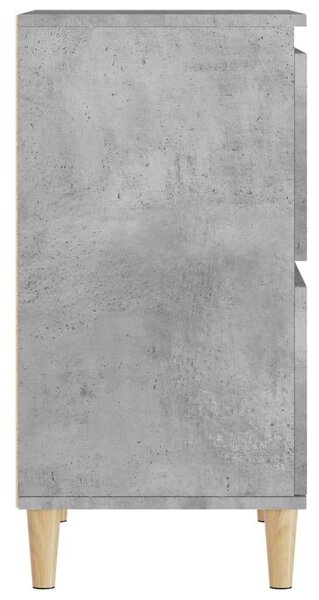 Modern Tálalószekrény Szett - Betonszürke - 3 db - 60x35x70 cm