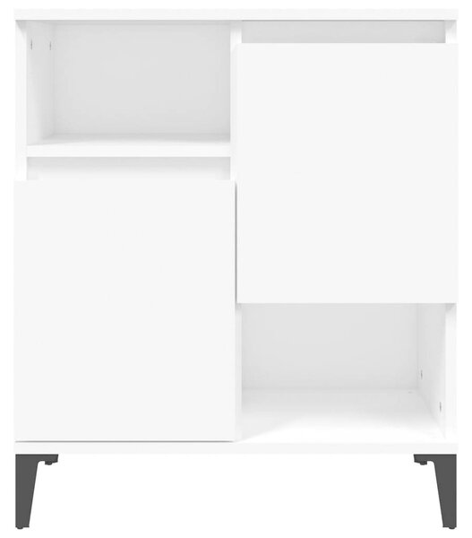 Fehér Fa Tálalószekrény szett - 2 db - 60x35x70 cm