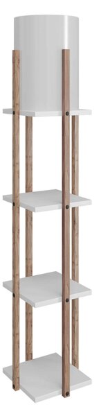 Modern Állólámpa 4 Polccal - 135 cm - Fehér