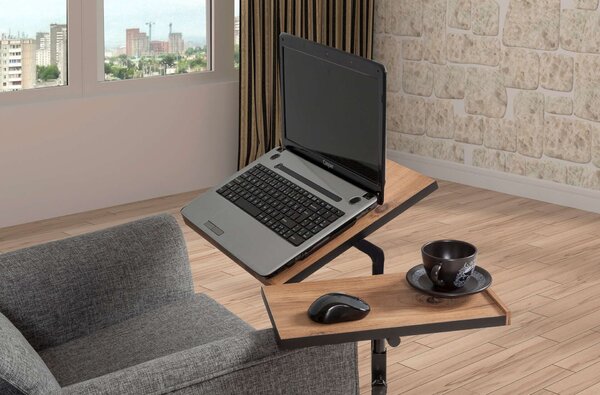 Fekete laptop állvány
