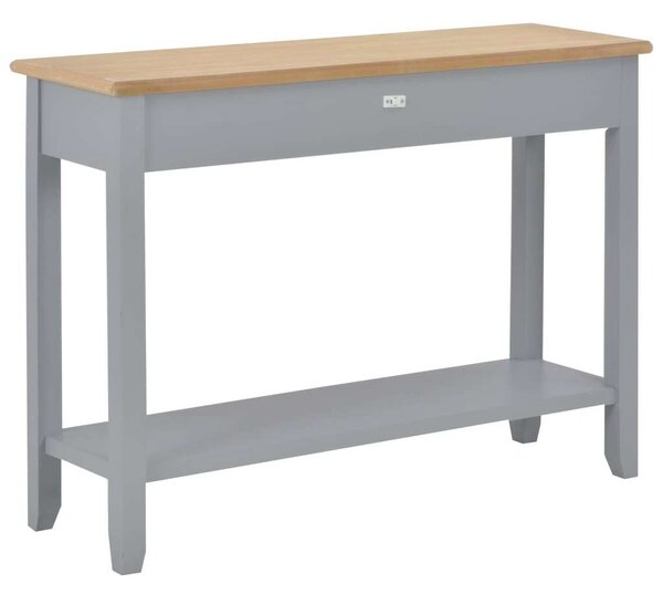VidaXL szürke fa tálalóasztal 110 x 35 x 80 cm