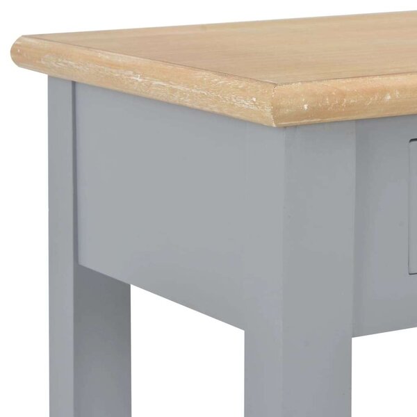 VidaXL szürke fa tálalóasztal 110 x 35 x 80 cm