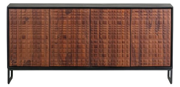 Tálalószekrény egzotikus sheesham fából, 170 x 80 cm - BePureHome