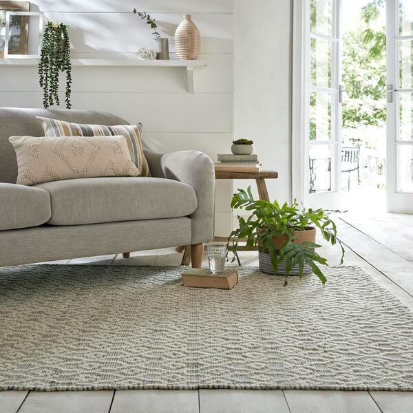Dream szürke-bézs gyapjú szőnyeg, 120 x 170 cm - Flair Rugs