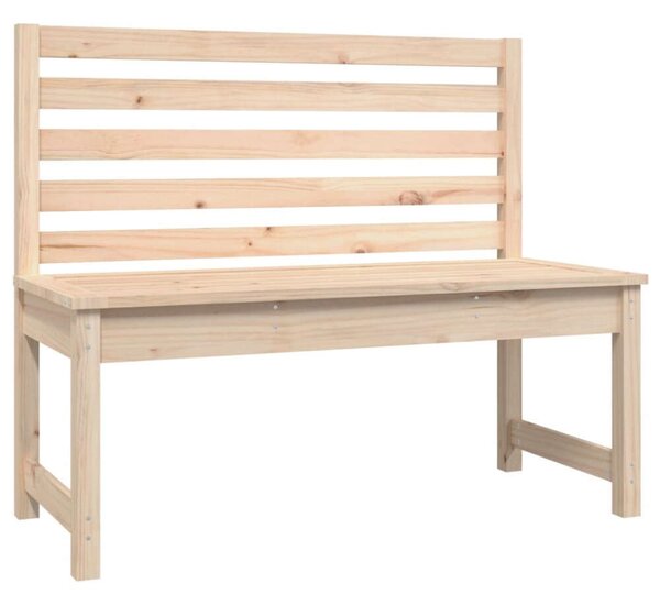 Tömör fenyőfa kerti pad 109 cm