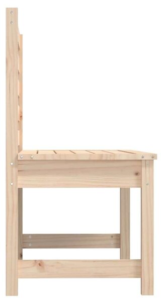 Tömör fenyőfa kerti pad 109 cm