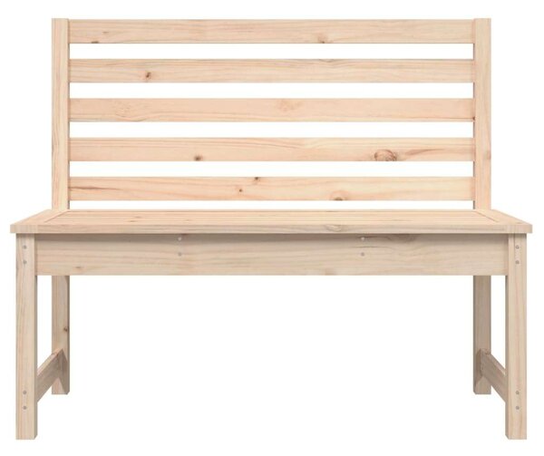 Tömör fenyőfa kerti pad 109 cm